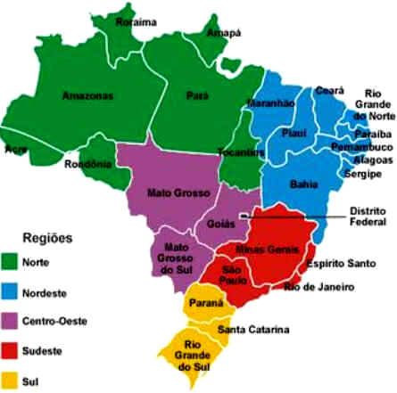 Divisão Política do Brasil Divisão Política do Brasil