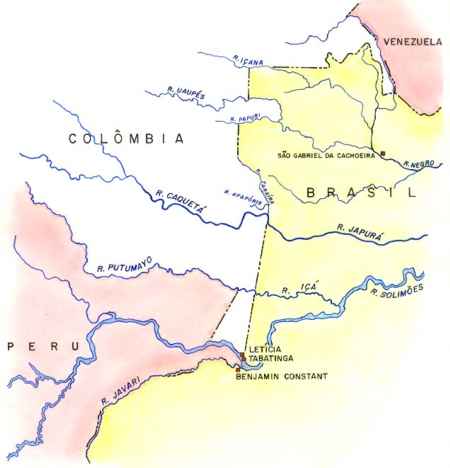 Fronteira Brasil-Colômbia Fronteira Brasil-Colômbia