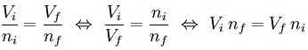 Lei de Avogadro Lei de Avogadro