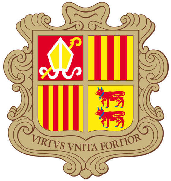 Brasão de Andorra Brasão de Andorra