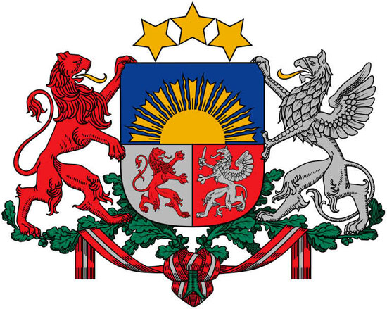 Bandeira da Letônia