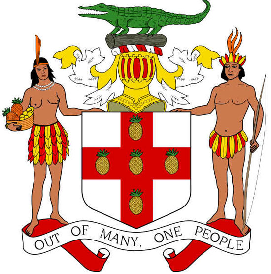 Brasão de armas da Jamaica Brasão de armas da Jamaica