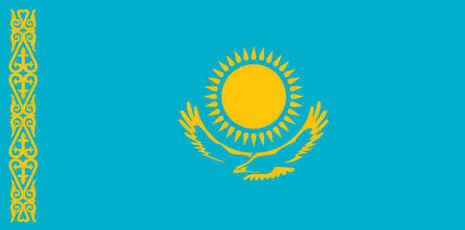 Bandeira do Cazaquistão
