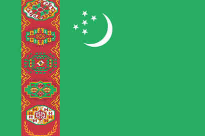 Bandeira do Turcomenistão