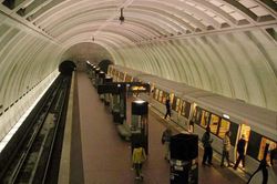 Washington Uma estação de metrô de Washington.