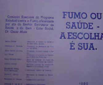 Dia Nacional de Combate ao Fumo Dia Nacional de Combate ao Fumo