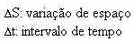Velocidade Média