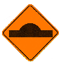 Placas de Sinalização de Obras Lombada