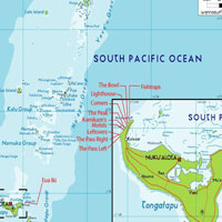 Mapa de Tonga