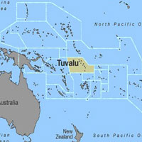 Mapa de Tuvalu