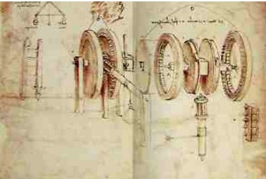 Estudos Técnicos e Mecânicos - Leonardo da Vinci