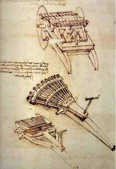 Estudos Técnicos e Mecânicos - Leonardo da Vinci