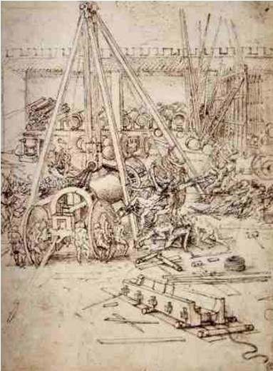 Estudos Para Equipamentos Militares - Leonardo da Vinci