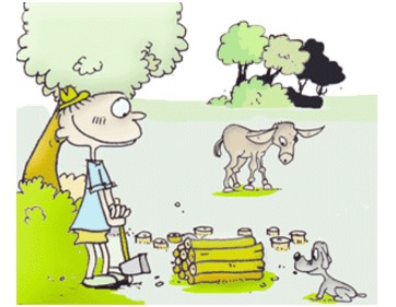 O Menino o Burro e o Cachorro O Menino o Burro e o Cachorro