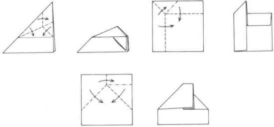 Dobraduras Básicas de Origami Dobraduras Básicas de Origami