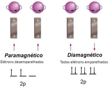 Paramagnético e Diamagnético Paramagnético e Diamagnético