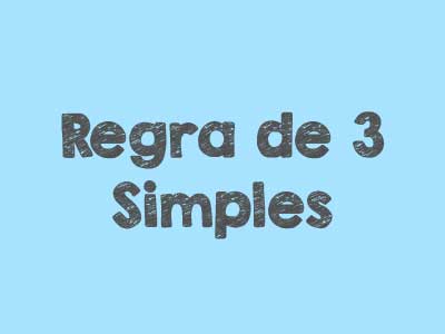Regra de Três Simples