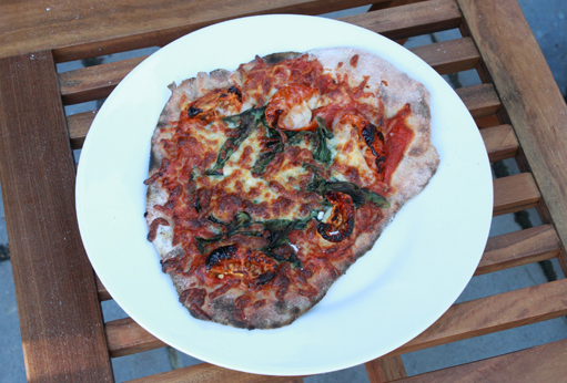 Massa de pizza com kefir