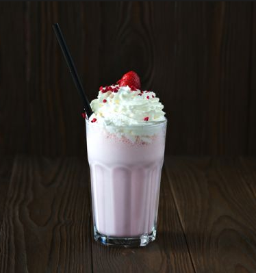 Milkshake de morango