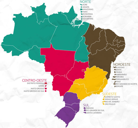 Divisão Regional do Brasil Divisão Regional do Brasil