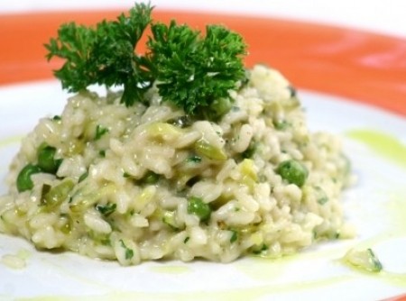 Risoto de alho poró